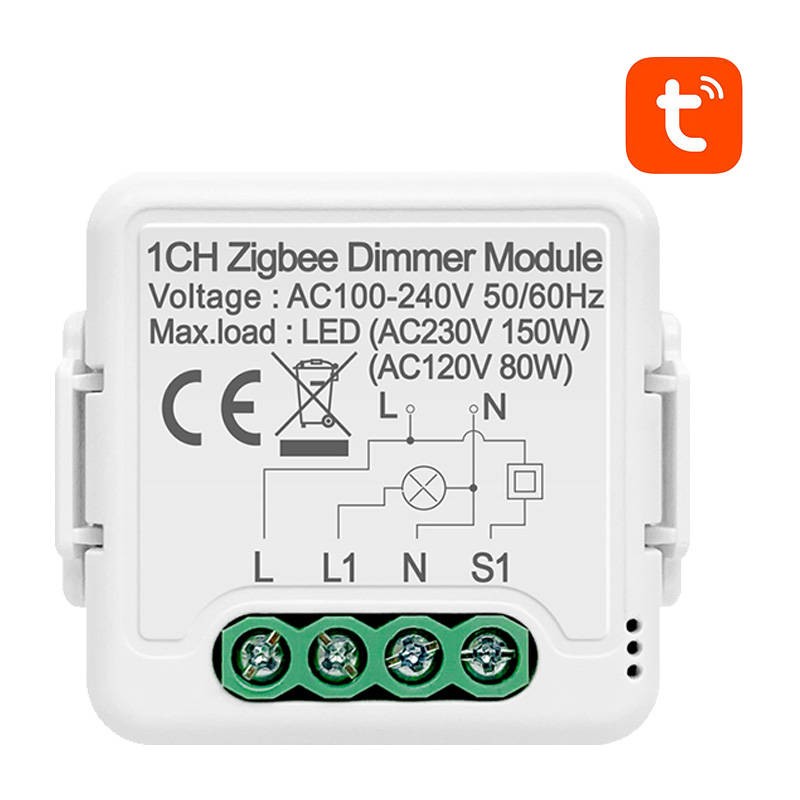 Smart Dimmer Switch Module ZigBee Avatto N-ZDMS01-1 TUYA