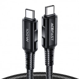 Cable USB-C to USB-C Acefast C4-03, 100W, 2m (black)