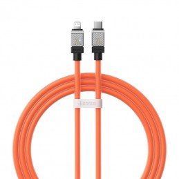 Fast Charging cable Baseus USB-C to Coolplay Series 1m, 20W (orange)