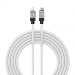 Fast Charging cable Baseus USB-C to Coolplay Series 2m, 20W (white)