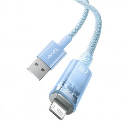 Fast Charging Cable Baseus Explorer USB to Lightning 2.4A 1M (blue)