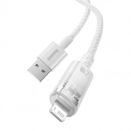 Fast Charging Cable Baseus Explorer  USB to Lightning 2.4A 1M (white)