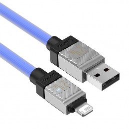 Fast Charging cable Baseus USB-A to Lightning Coolplay Series 1m, 2.4A (white)