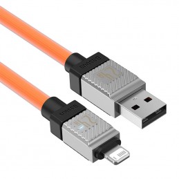 Fast Charging cable Baseus USB-A to Lightning Coolplay Series 1m, 2.4A (orange)