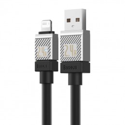 Fast Charging cable Baseus USB-A to Lightning CoolPlay Series 2m, 2.4A (black)