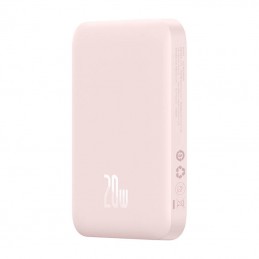 Powerbank Baseus Magnetic Mini 6000mAh 20W MagSafe (pink)