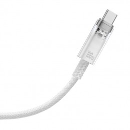 Quick Charge USB-C Baseus Flash, 6A,1m (White)