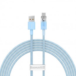 Quick Charge Cable Baseus Explorer Series USB to USB-C 100W, 1m (Blue)