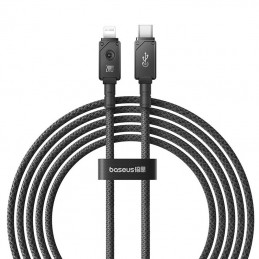 Fast Charging Cable Baseus  USB-C to IP 20A 2M (Black)