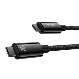 USB-C to USB-C cable Baseus Tungsten Gold 240W 3m (black)