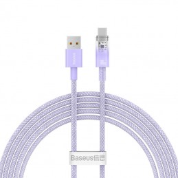 Quick Charge USB-C Baseus  6A, 1m (purple)