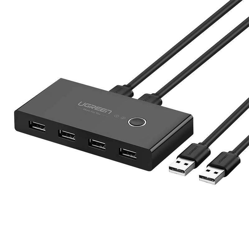 Sharing Switch Box UGREEN 30768B, USB 3.0 (black)