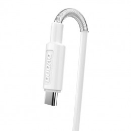 Wall charger Dudao A3EUT 2x USB with USB-C cable (white)