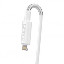 Wall charger Dudao A2EUL 2x USB with Lightning cable (white)