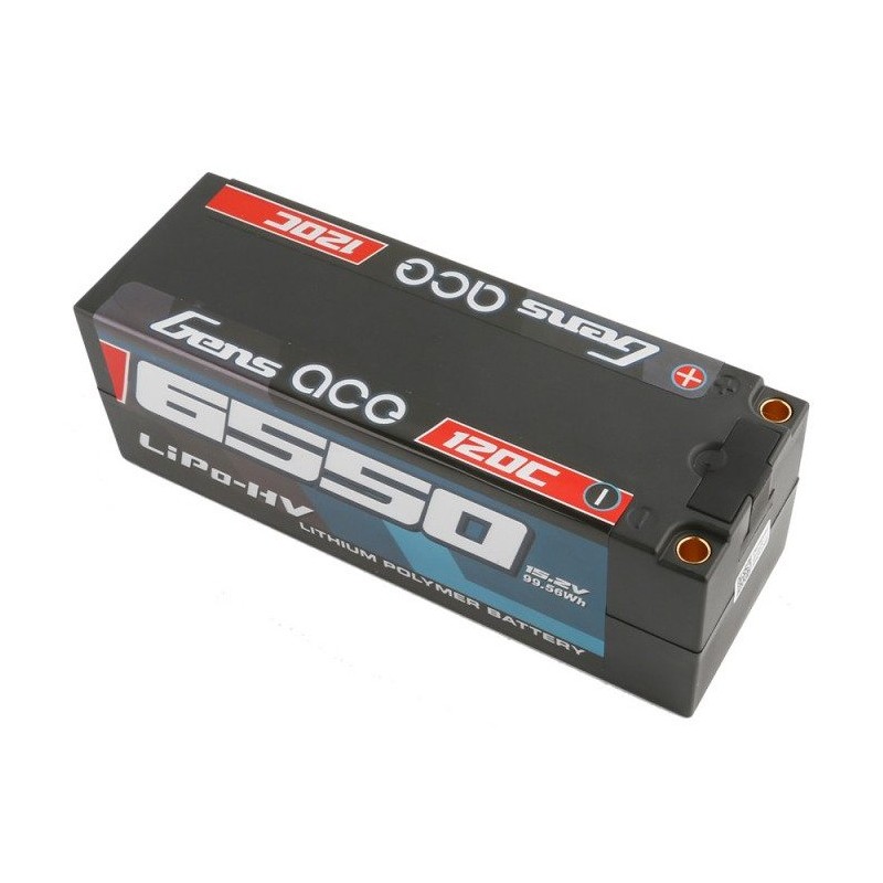 Akumulator Gens Ace 6550mAh 14.8V High Voltage 120C 4S1P HardCase