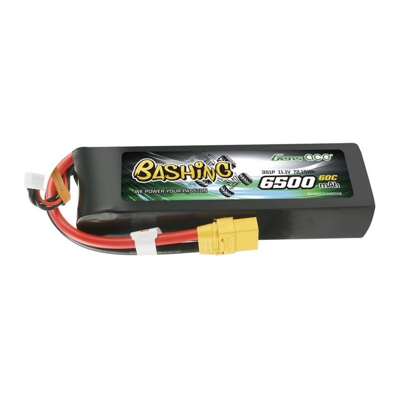 Gens Ace 6500mAh 11.1V 60C 3S1P XT90 battery