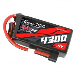 Battery Gens Ace 4300mAh 11.4V 60C 3S1P z XT60/T-Plug