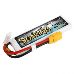 Battery Gens Ace Soaring 3300mAh 7.4V 30C 2S1P XT90