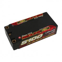 Battery Gens Ace Redline Series 5100mAh 7.6V 130C 2S2P HardCase HV Lipo