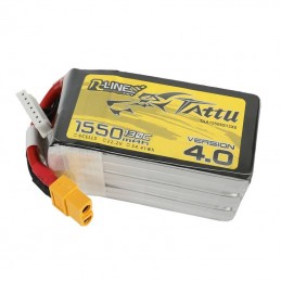 Battery Tattu R-Line 4.0 1550mAh 22.2V 130C 6S1P XT60