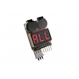 Digital voltage meter 2-8S Lipo alarm