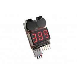 Digital voltage meter 2-8S Lipo alarm