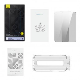 Privacy Protection Tempered Glass Baseus Crystal Series IP 14 PRO