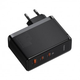 Wall charger Baseus GaN5 Pro 2xUSB-C + USB, 160W (black)