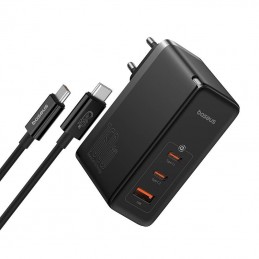 Wall charger Baseus GaN5 Pro 2xUSB-C + USB, 160W (black)