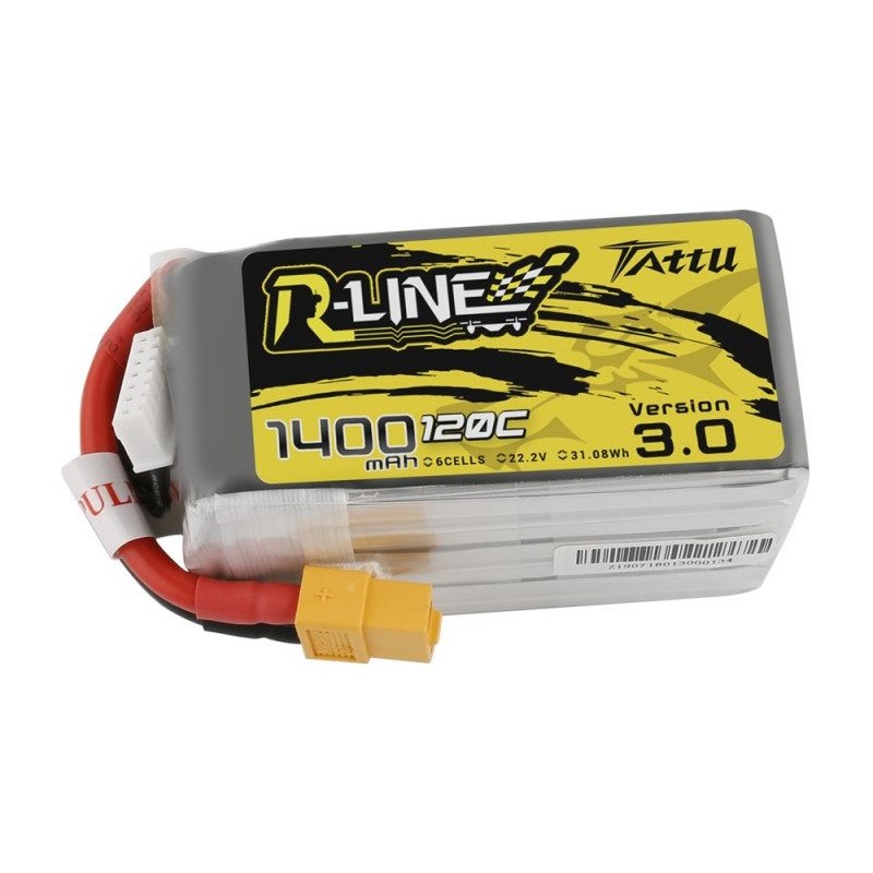 Tattu R-Line 3.0 1400mAh 22.2V 120C 6S1P XT60 Akumulator