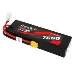 Gens Ace 7600mAh 7.4V 60C 2S2P XT60 Material Case Battery