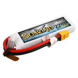 Gens Ace Soaring 2200mAh 7.4V 30C 2S1P XT60 battery