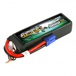 Gens Ace Bashing 5000mAh 14.8V 4S1P 60C EC5 LiPo Battery