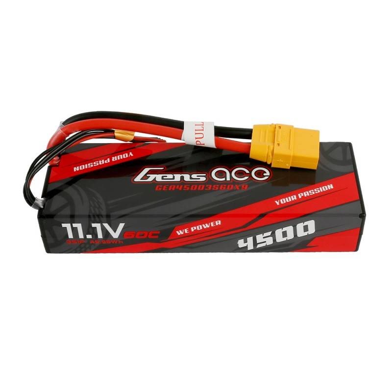 Gens Ace 4500mAh 11.1V 60C 3S1P HardCase Battery