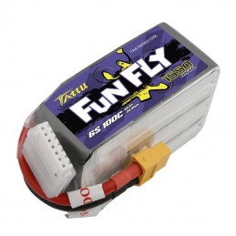 Tattu Funfly 1550mAh 22.2V 100C 6S1P XT60 battery