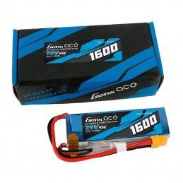 Battery GensAce LiPo 1600mAh 7.4V 45C 2S1P XT60