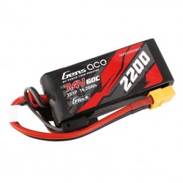 Battery GensAce G-Tech LiPo 2200mAh 7.4V 60C 2S1P XT60