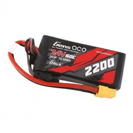 Battery GensAce G-Tech LiPo 2200mAh 7.4V 60C 2S1P XT60