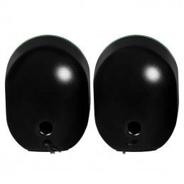 Speakers SVEN 290, 5W USB  (black-green)