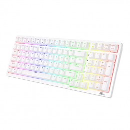 Mechanical keyboard Royal Kludge RK98 RGB, Brown switch (white)