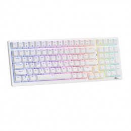 Mechanical keyboard Royal Kludge RK98 RGB, Brown switch (white)