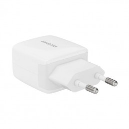 Wall Charger 25W PD Ricomm RC252 EU, 1xUSB-A, 1xUSB-C + 2.1m USB-C Cable