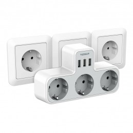 Tessan Wall Socket TS-323 GRA