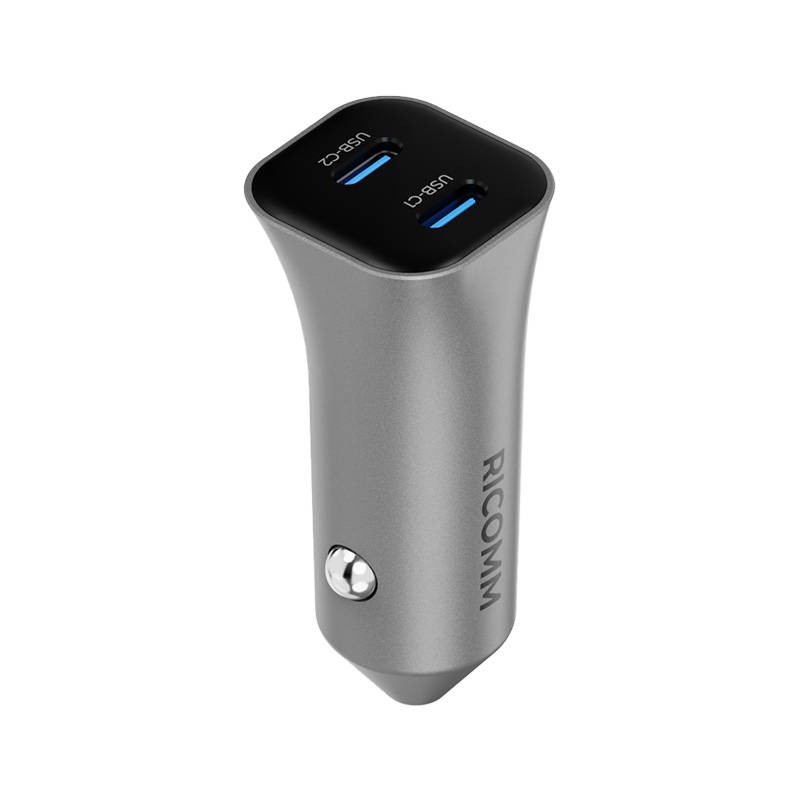 Car Charger 40W Ricomm RA401 2xUSB-C