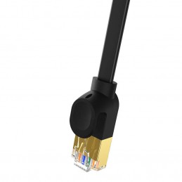 Baseus Cat 7 UTP Ethernet RJ45 Cable Flat 2 m black