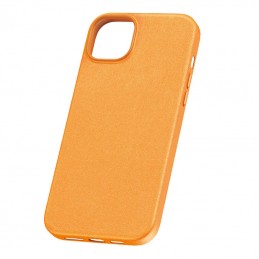 Phone Case for iPhone 15 Baseus Fauxther Series (Orange)