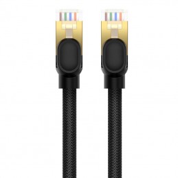 Network cable cat.8 Baseus Ethernet RJ45, 40Gbps, 2m (black)