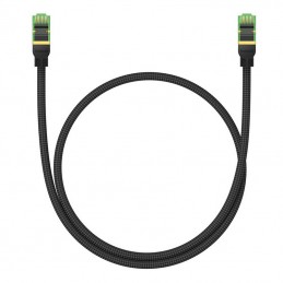 Braided network cable cat.8 Baseus Ethernet RJ45, 40Gbps, 0,5m (black)