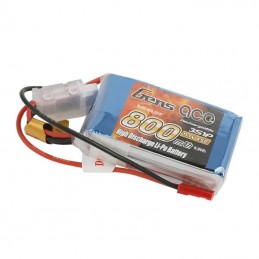 Battery GensAce LiPo 800mAh 11.1V 45C 3S1P