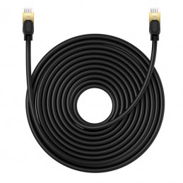 Network cable cat.8 Baseus Ethernet RJ45, 40Gbps, 15m (black)